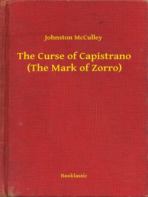 cover image of The Curse of Capistrano (The Mark of Zorro)